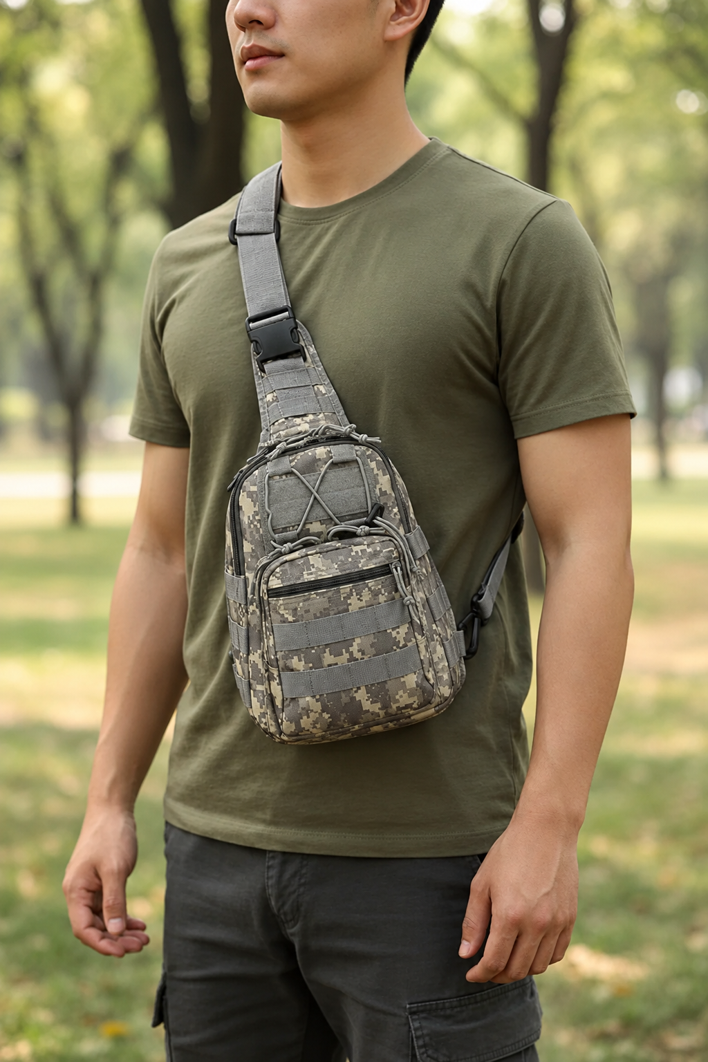 The Stealth – Camouflage Crossbody Bag