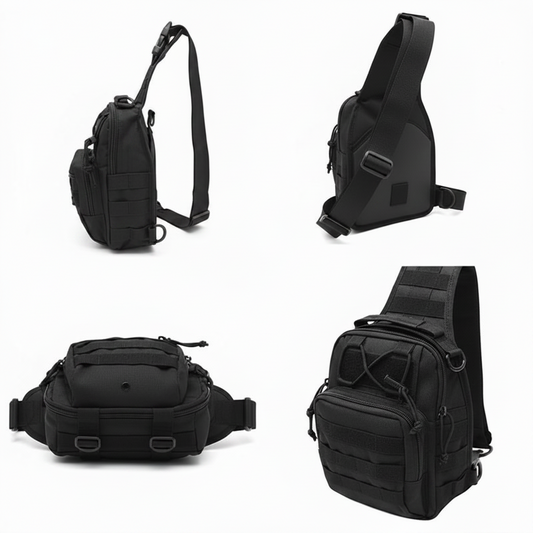 The Vault – Black Crossbody Bag